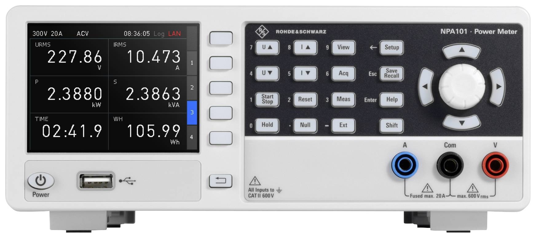 Rohde & Schwarz R&S®NPA101 Netz-Analysegerät