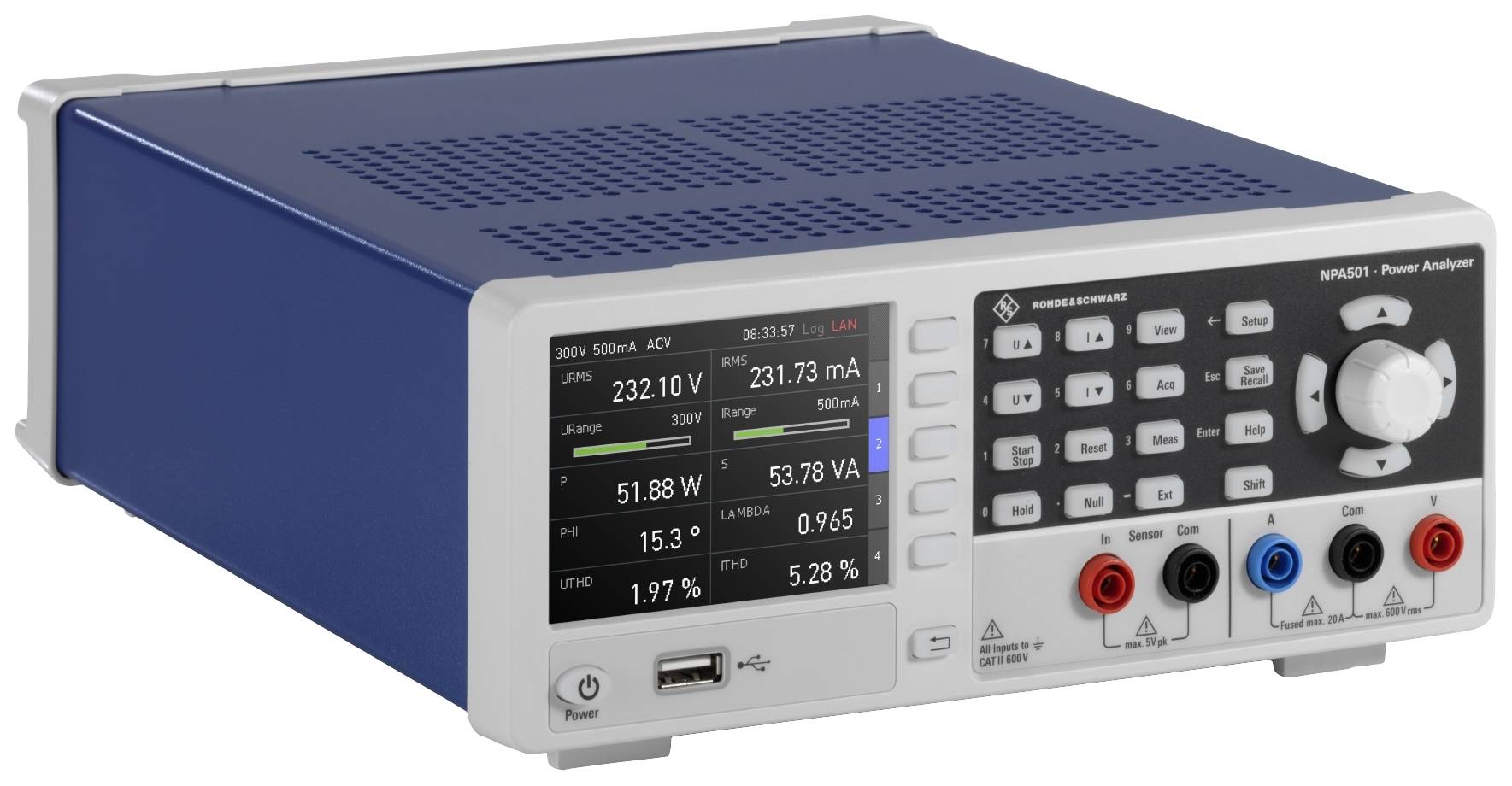 Rohde & Schwarz R&S®NPA501 Netz-Analysegerät
