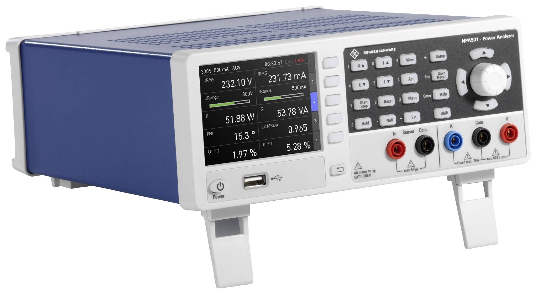 Rohde & Schwarz R&S®NPA501-G Netz-Analysegerät