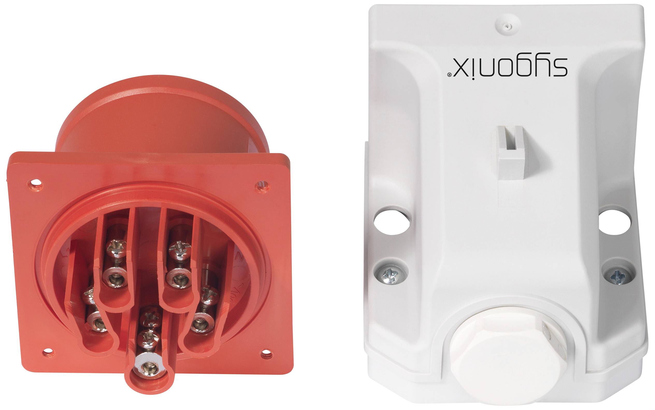 Sygonix SY-6261870 CEE Wandstecker 16A 5polig 415 V/AC 1St.