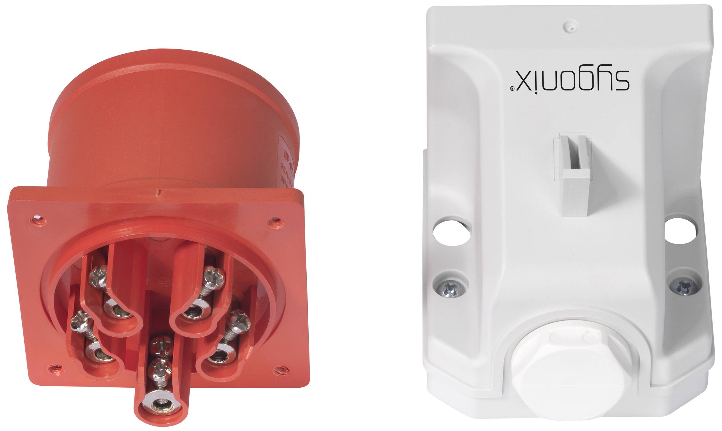 Sygonix SY-6261874 CEE Wandstecker 32A 5polig 415 V/AC 1St.