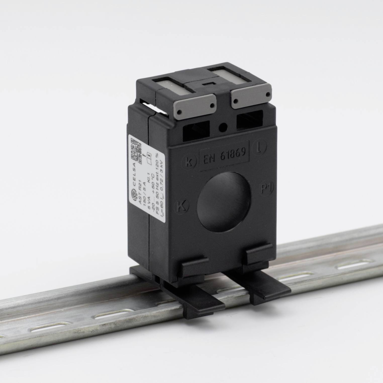 Celsa EASTR21 100/1A 1VA Kl. 0.5 70017-4224 Aufsteckstromwandler Primärstrom 100A Sekundärstrom 1A Leiterdurchführung Ø:21mm 1St.