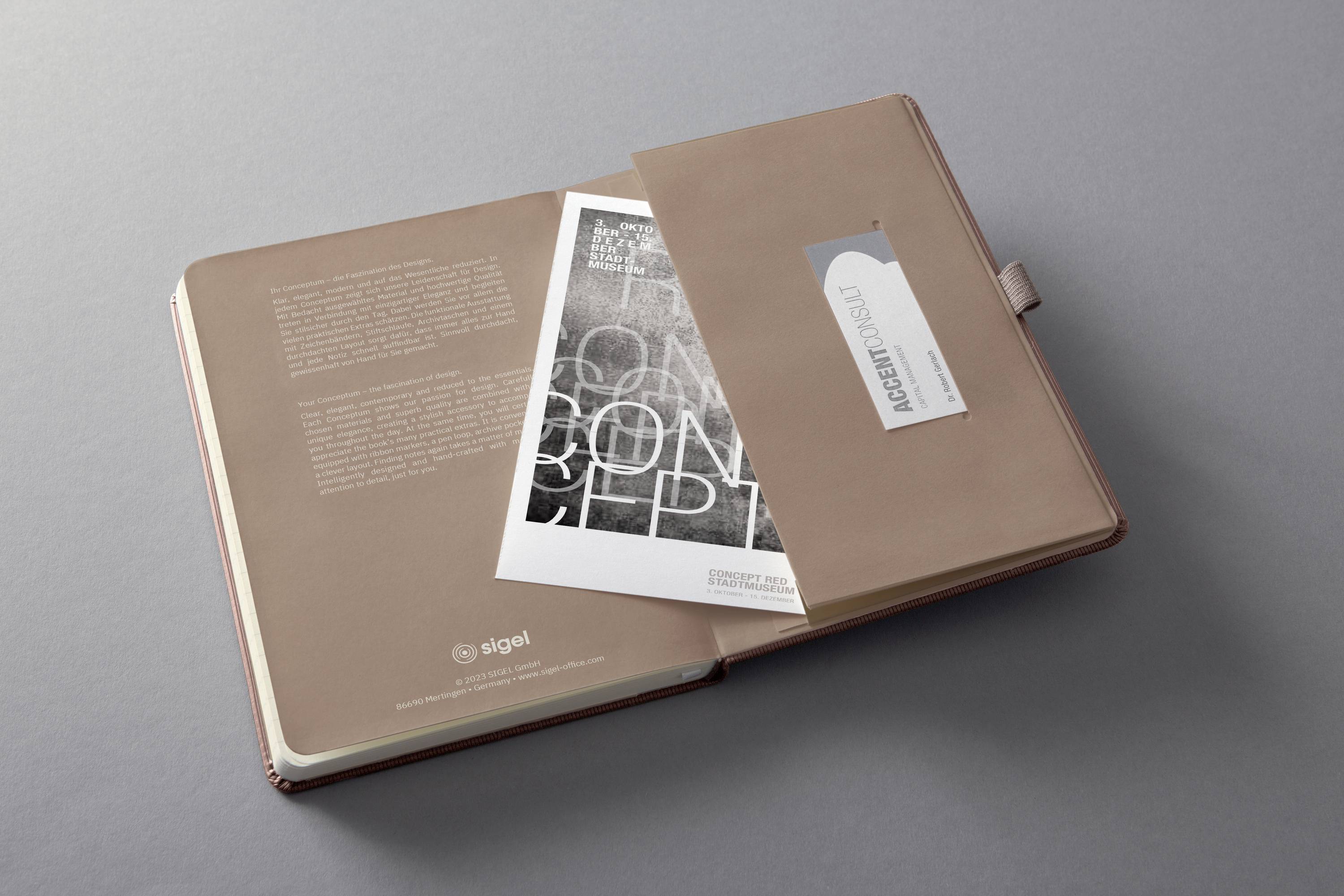 Sigel Conceptum CO401 Notizbuch liniert Rosa Anzahl der Blätter: 97 DIN A5 hoch