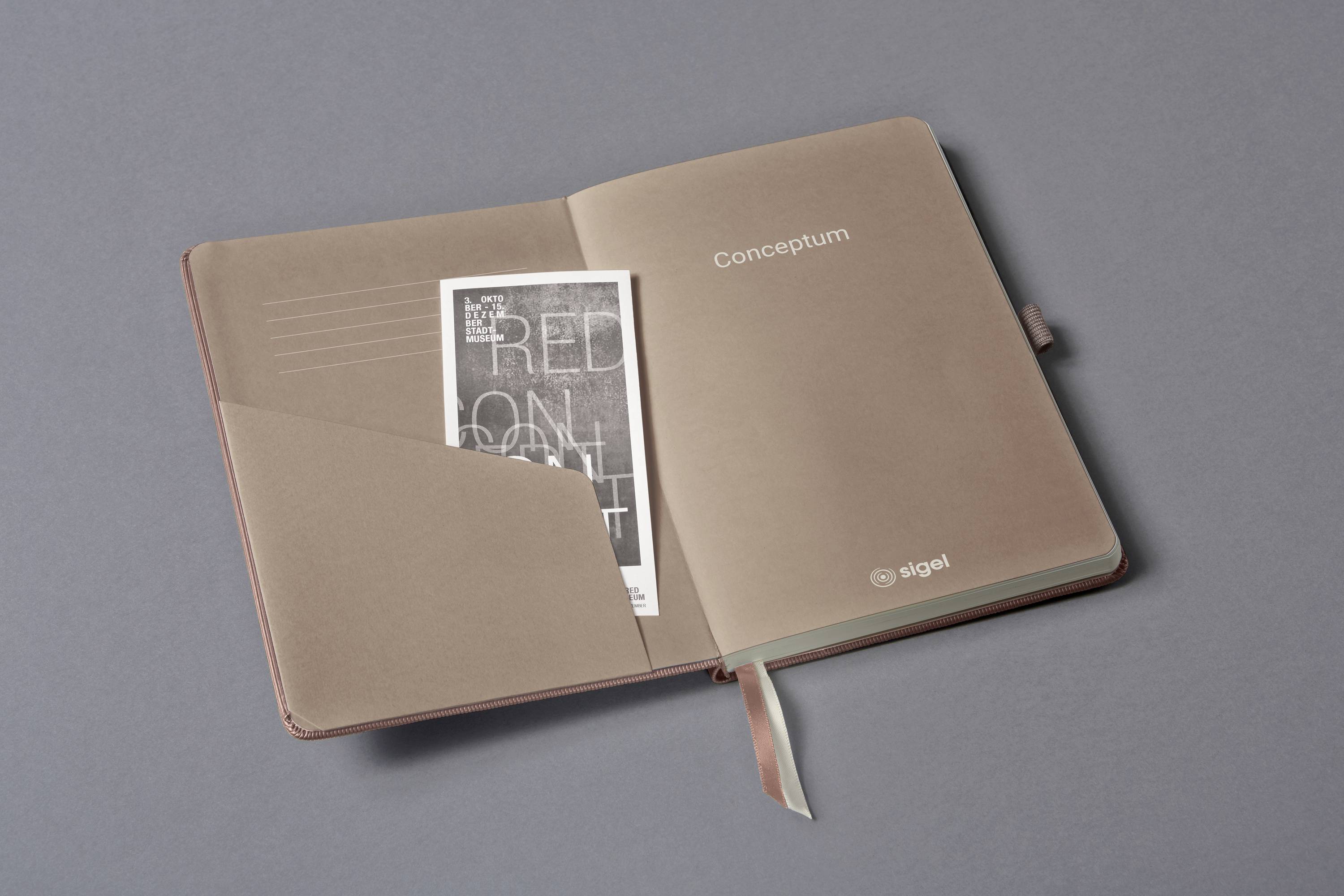 Sigel Conceptum CO401 Notizbuch liniert Rosa Anzahl der Blätter: 97 DIN A5 hoch