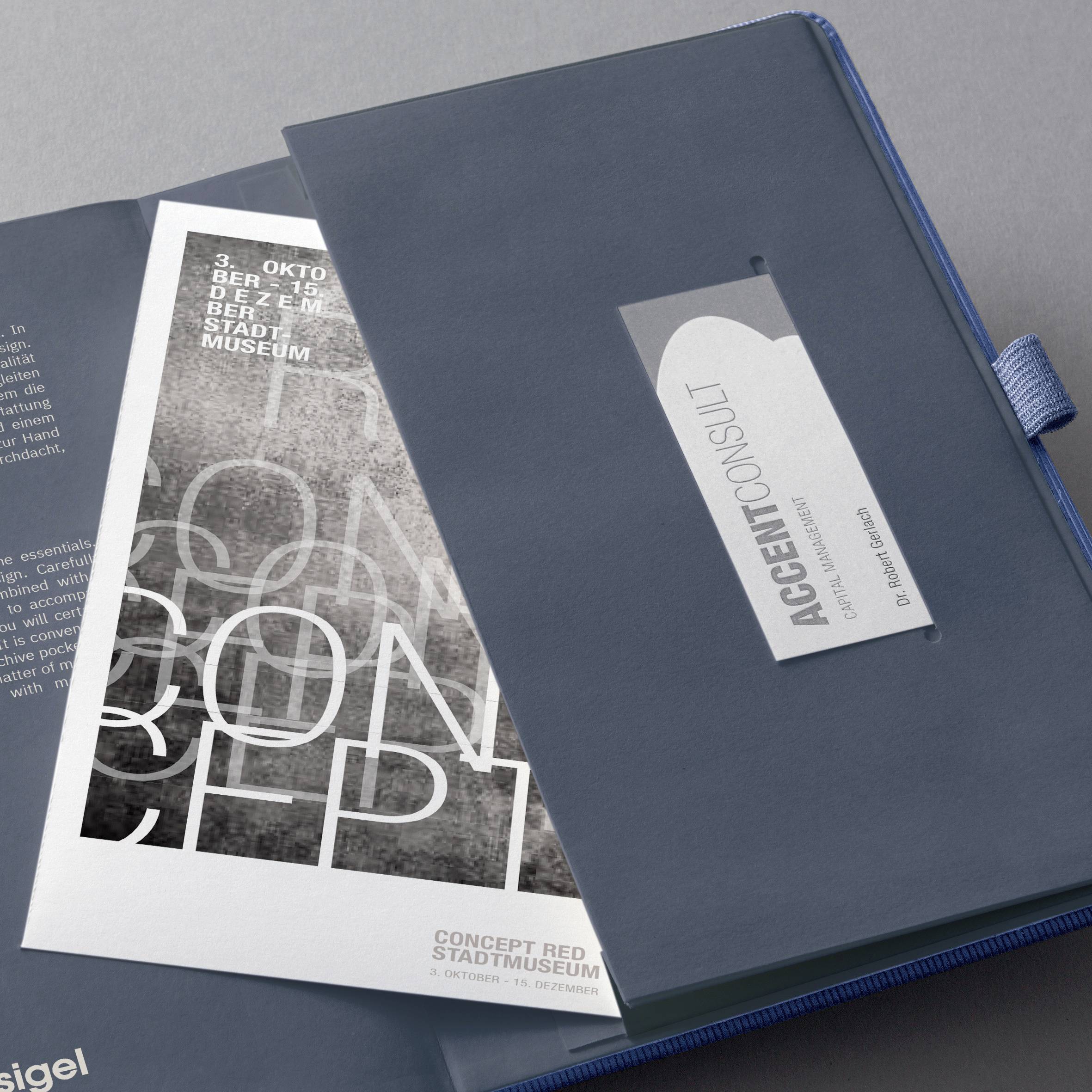 Sigel Conceptum CO402 Notizbuch kariert Blau Anzahl der Blätter: 97 DIN A5hoch