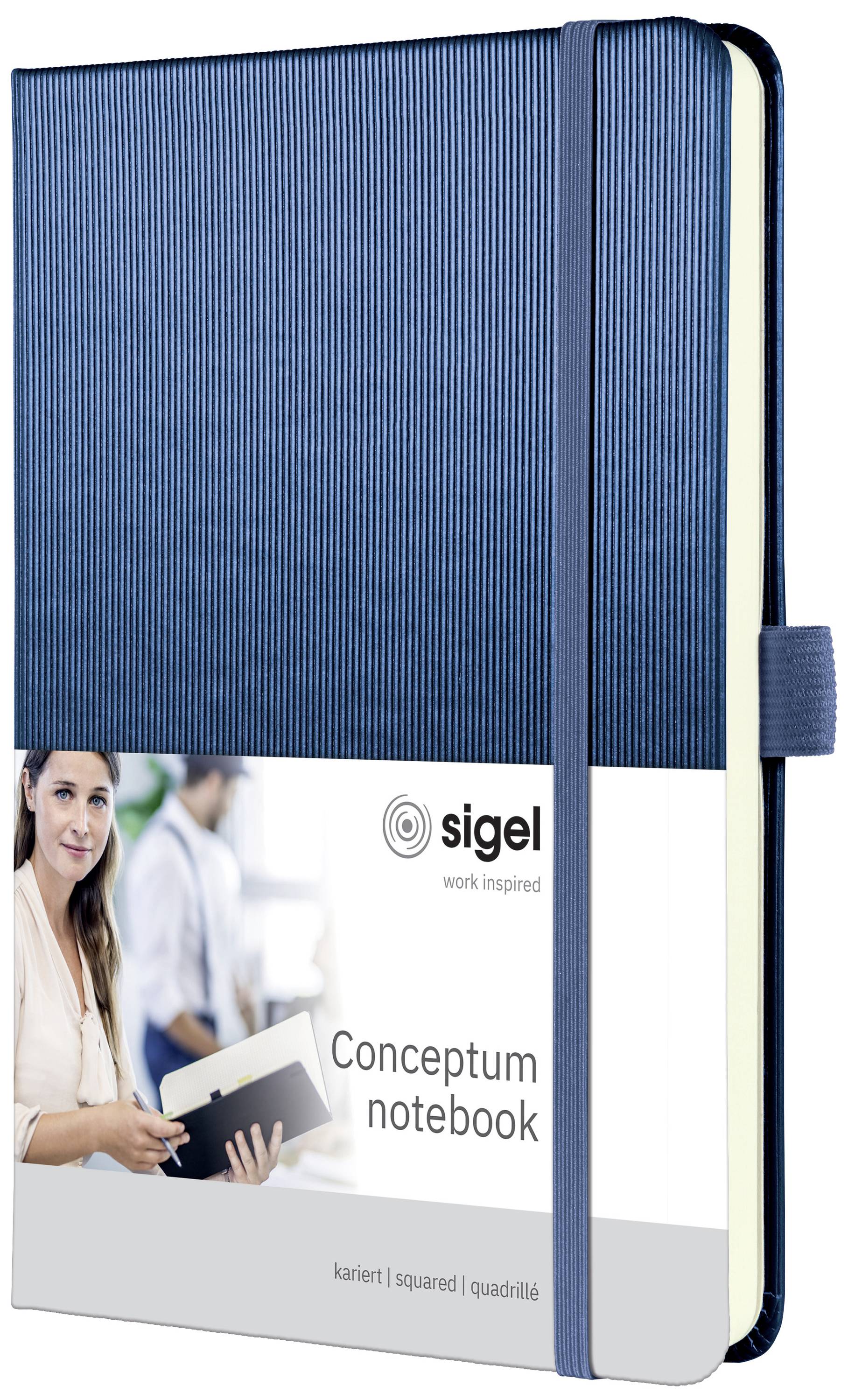 Sigel Conceptum CO402 Notizbuch kariert Blau Anzahl der Blätter: 97 DIN A5hoch