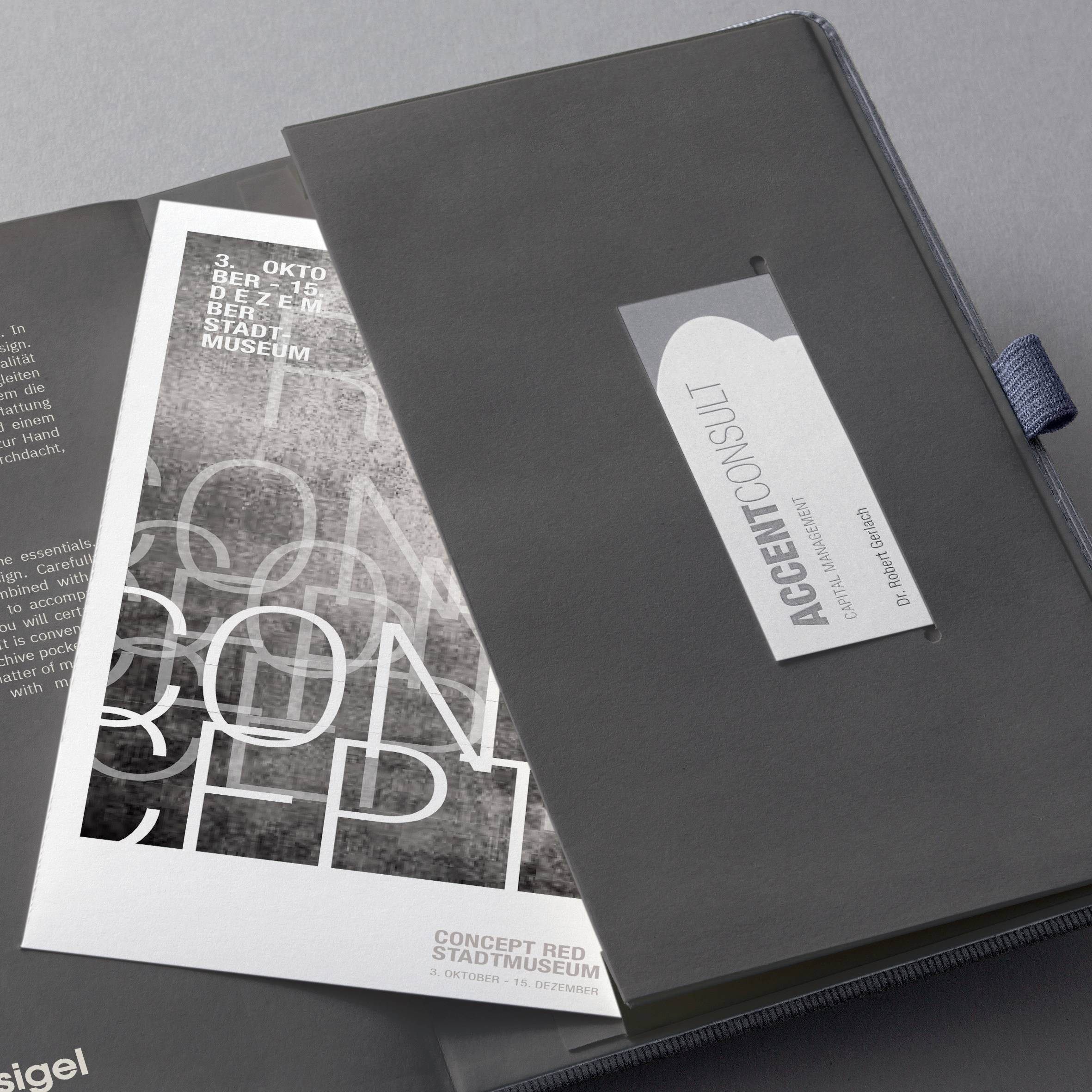 Sigel Conceptum CO404 Notizbuch kariert Grau Anzahl der Blätter: 97 DIN A5hoch