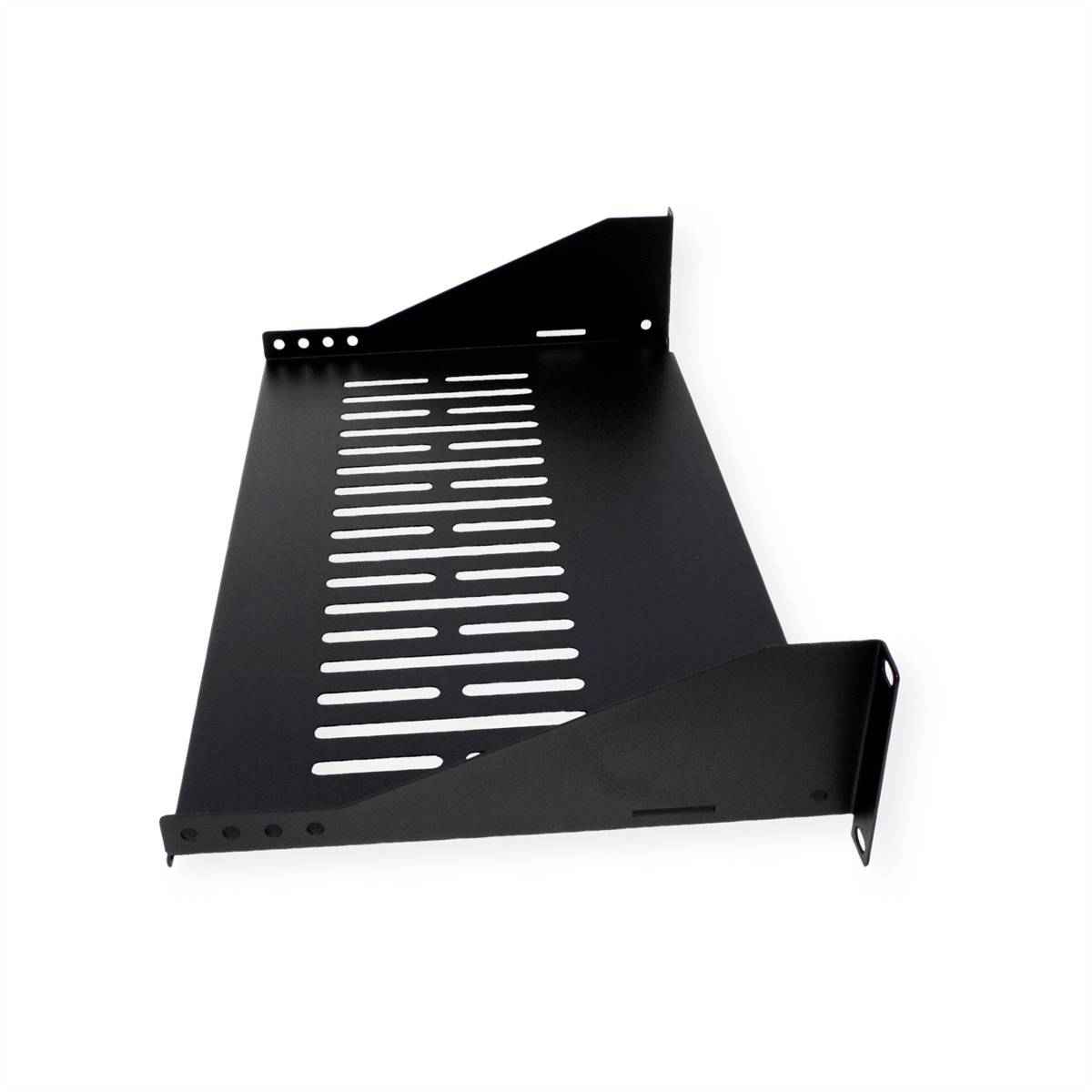 Value 26.99.0405 19 Zoll Einschub 2 HE Schwarz