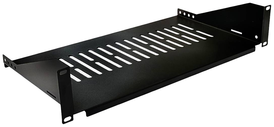 Value 26.99.0405 19 Zoll Einschub 2 HE Schwarz