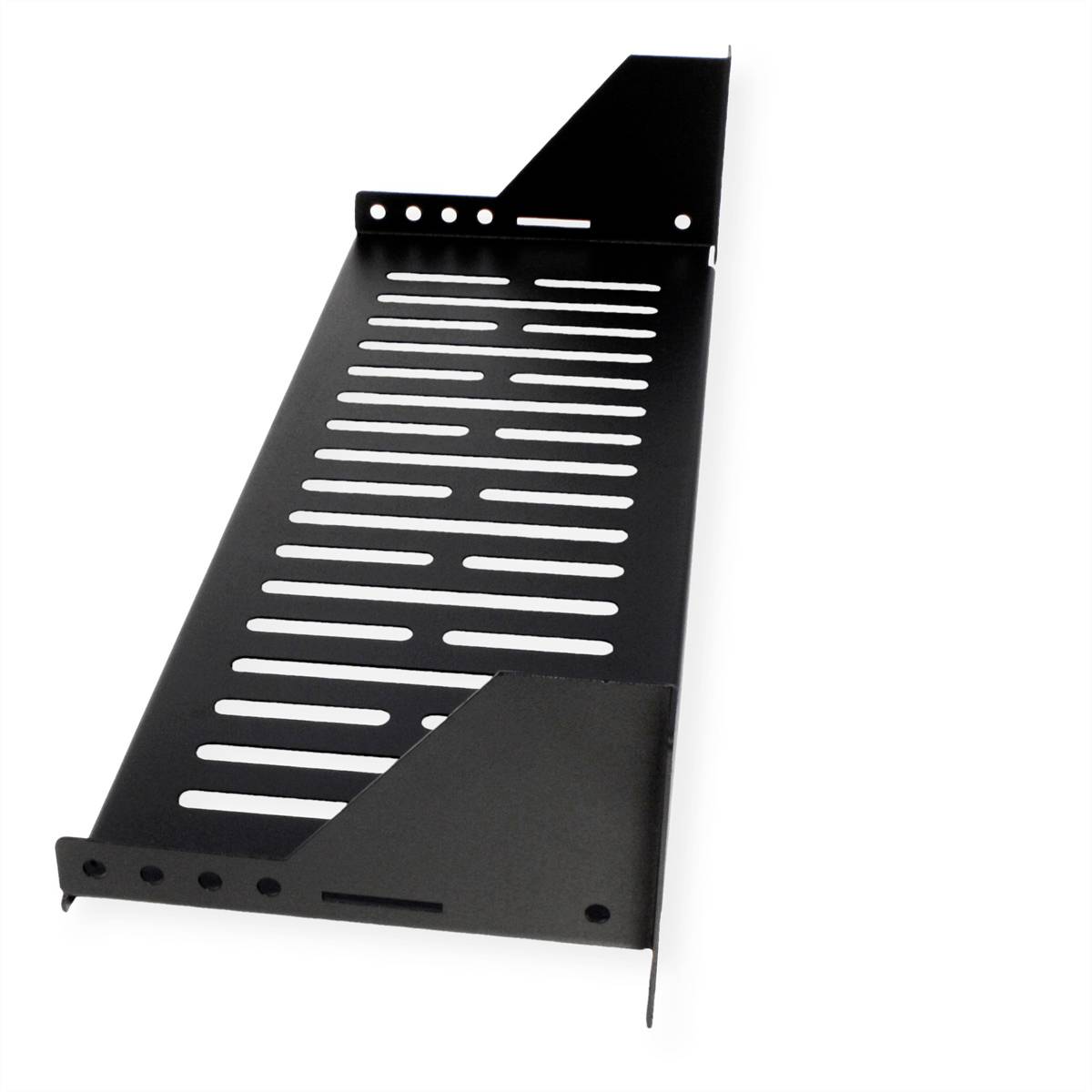 Value 26.99.0404 19 Zoll Einschub 2 HE Schwarz