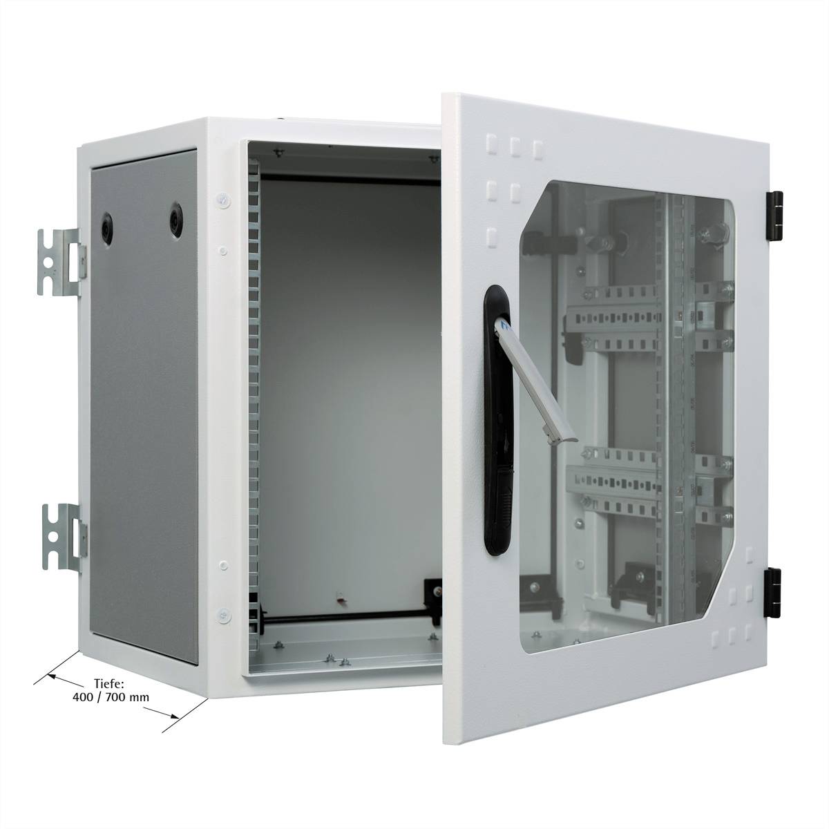 Apranet 19 Zoll Wandgehäuse (B x H x T) 750 x 600 x 400mm 15 HE Lichtgrau (RAL 7035)