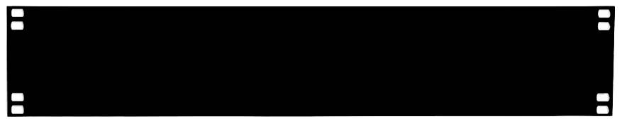 Apranet 26515953 19 Zoll Netzwerkschrank-Blindabdeckung 1 HE Schwarz