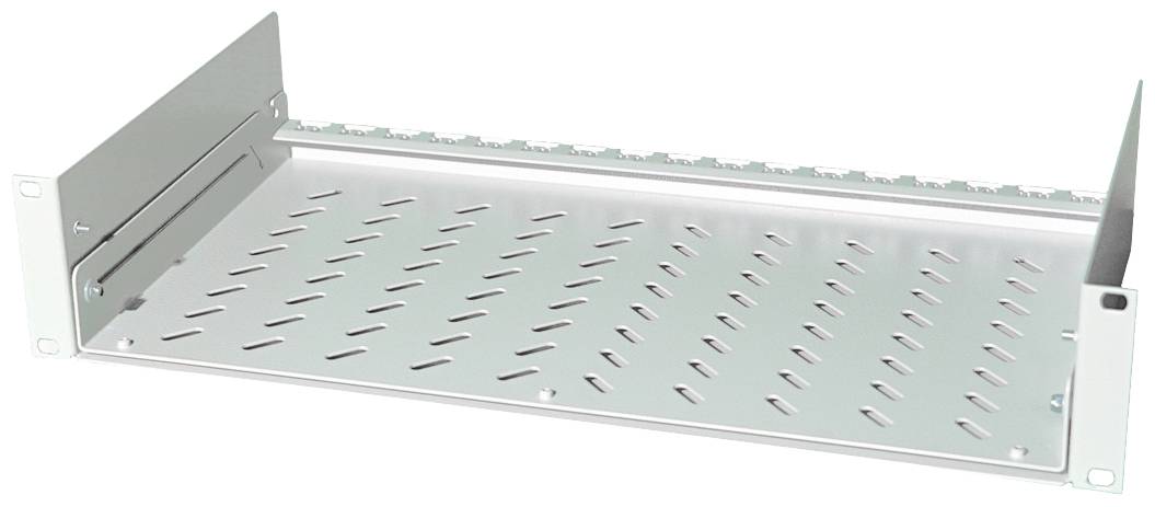 Apranet 26519704 19 Zoll Netzwerkschrank-Bodenblech 2 HE