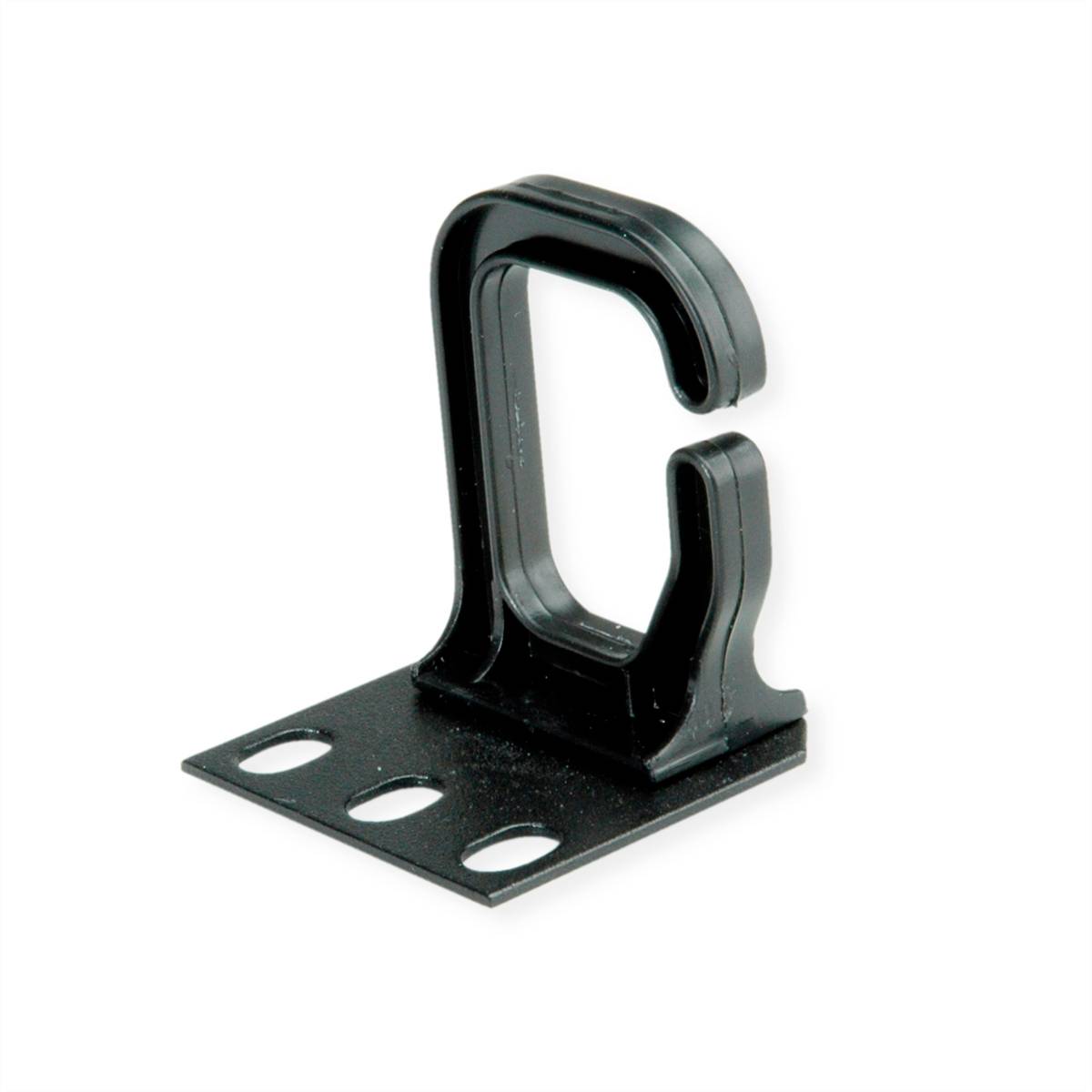 Conteg 26205021 19 Zoll Kabelhalter Schwarz