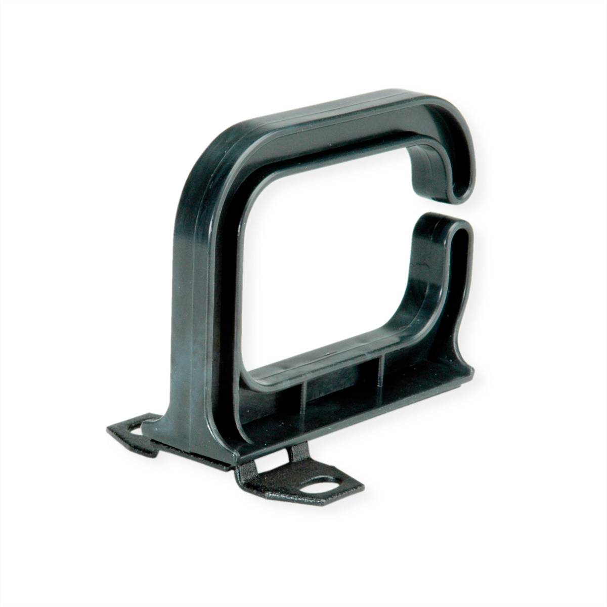 Conteg 26205022 19 Zoll Kabelhalter Schwarz