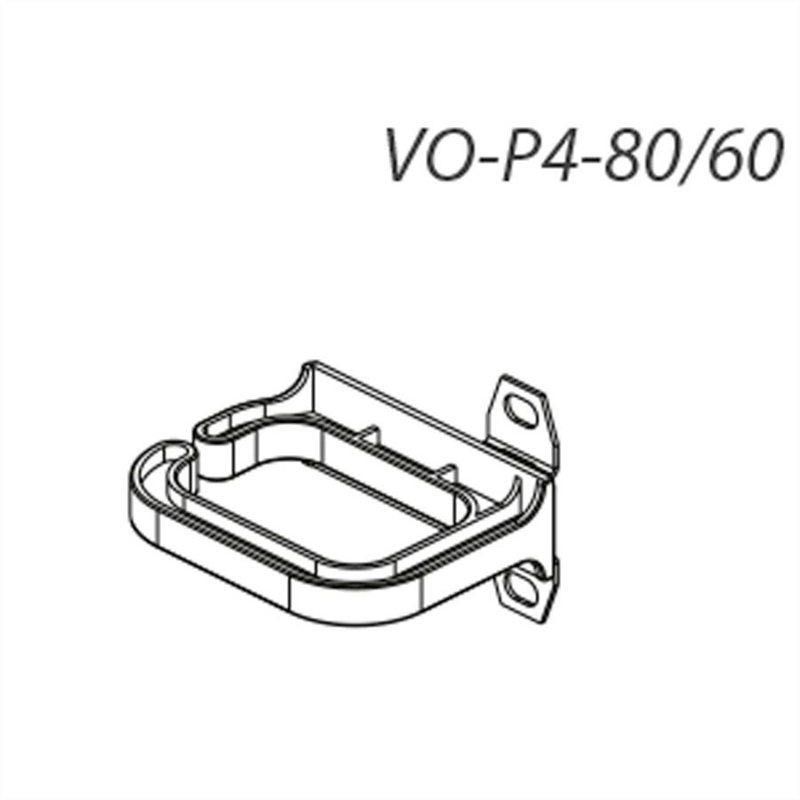 Conteg 26205022 19 Zoll Kabelhalter Schwarz