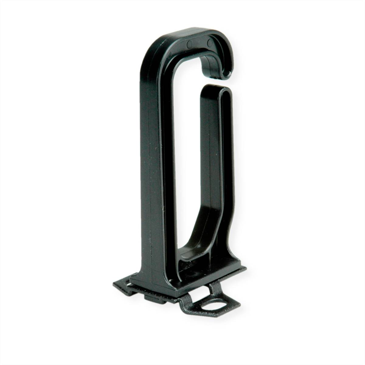 Conteg 26205023 19 Zoll Kabelhalter Schwarz