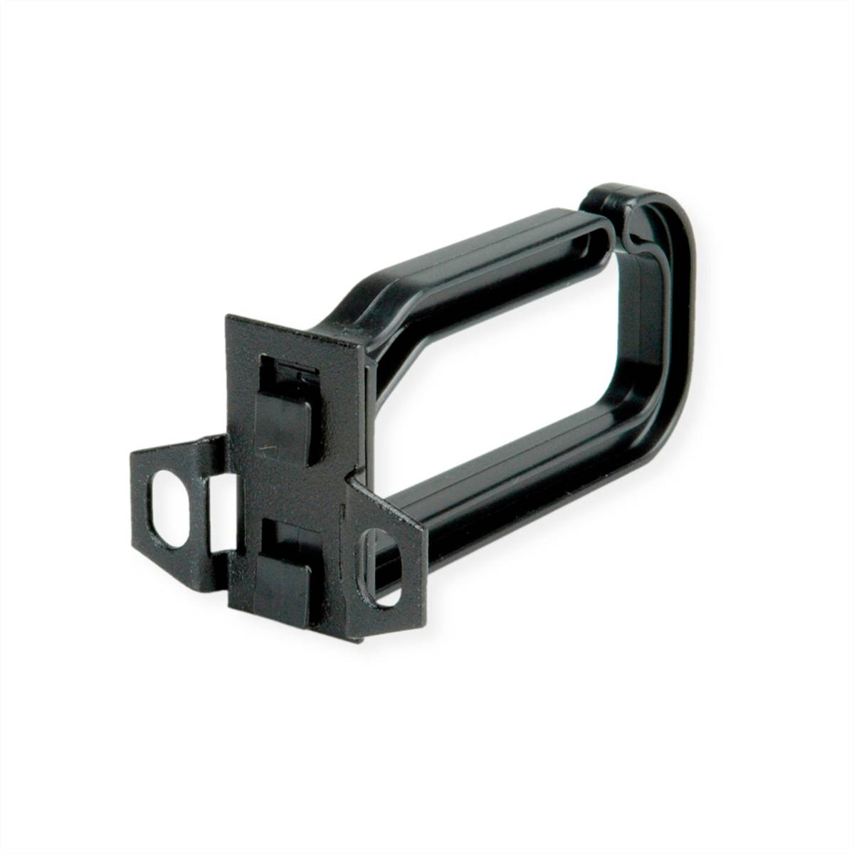 Conteg 26205023 19 Zoll Kabelhalter Schwarz