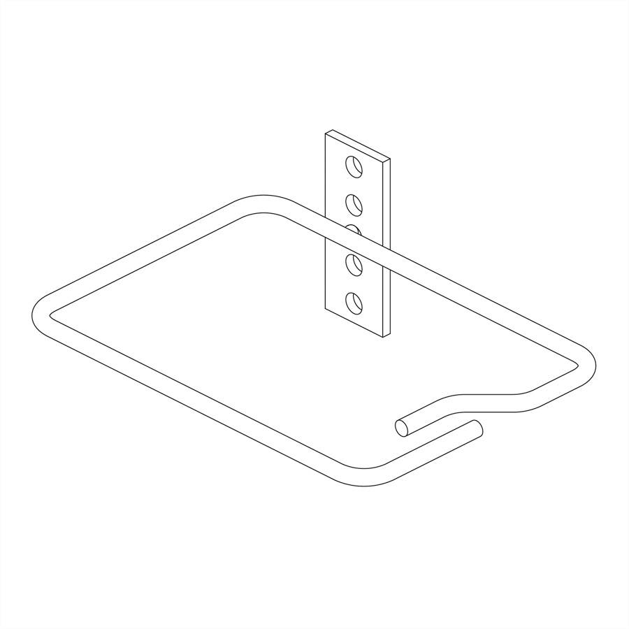 Conteg 26205025 19 Zoll Kabelhalter