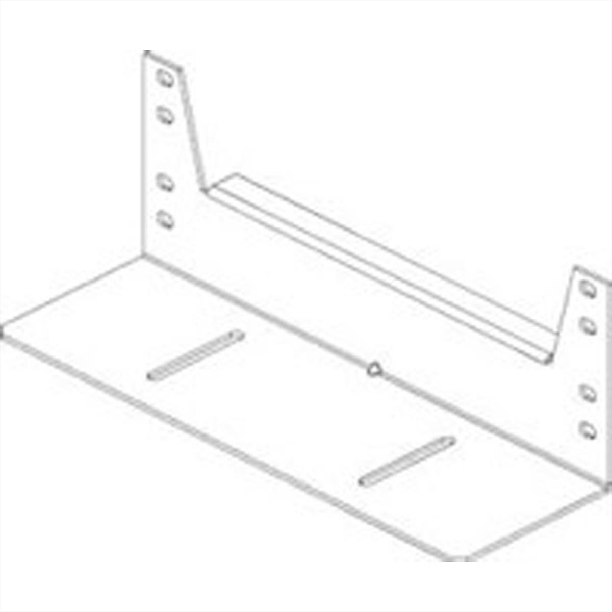Conteg 26205030 19 Zoll Netzwerkschrank-Schienen Schwarz