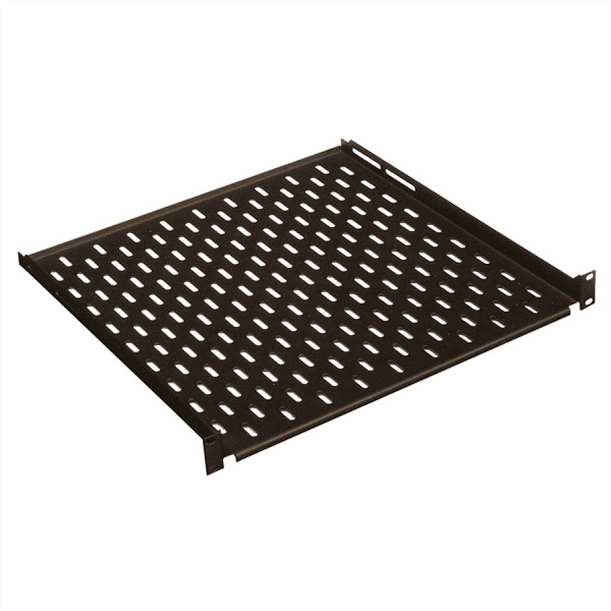 Conteg 26205043 19 Zoll Netzwerkschrank-Einschubsystem 1 HE Schwarz