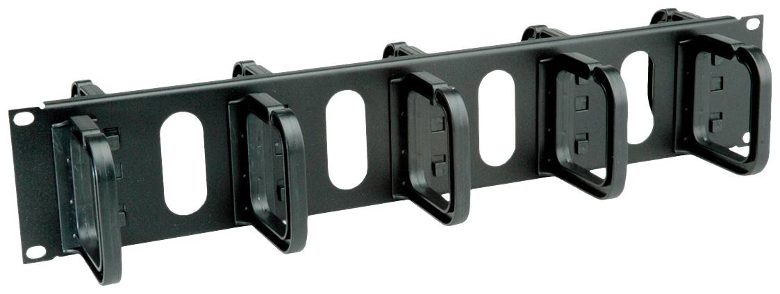 Conteg 26205084 19 Zoll Netzwerkschrank-Kabelführung 2 HE