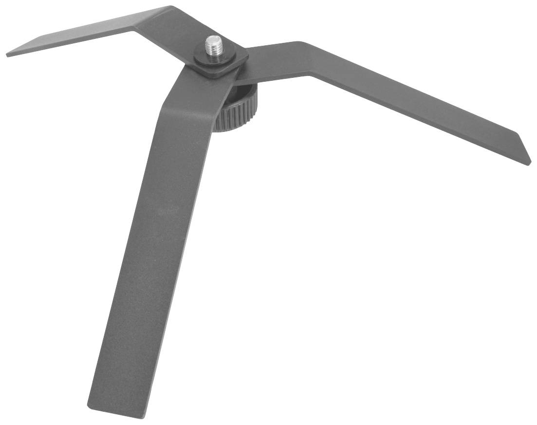 Dreibeiniges Bauteil aus Metall mit zentraler Befestigungsschraube. Wahrscheinlich ein Rotor oder Teil eines mechanischen Geräts.