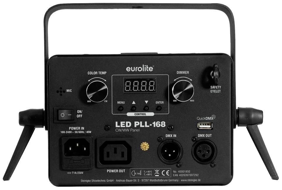 Eurolite 40001850 PLL-168 DMX LED-Effektstrahler Anzahl LEDs (Details):168 0.23W