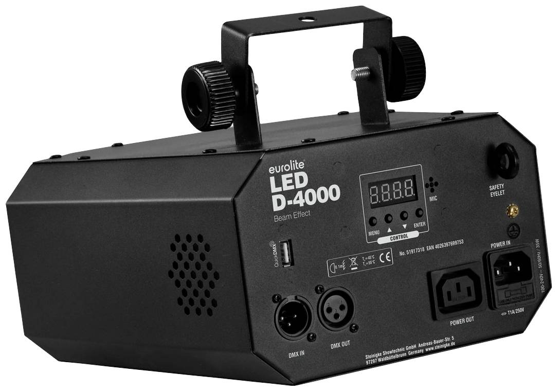 Eurolite 51917318 D-4000 DMX LED-Effektstrahler Anzahl LEDs (Details):8 3W