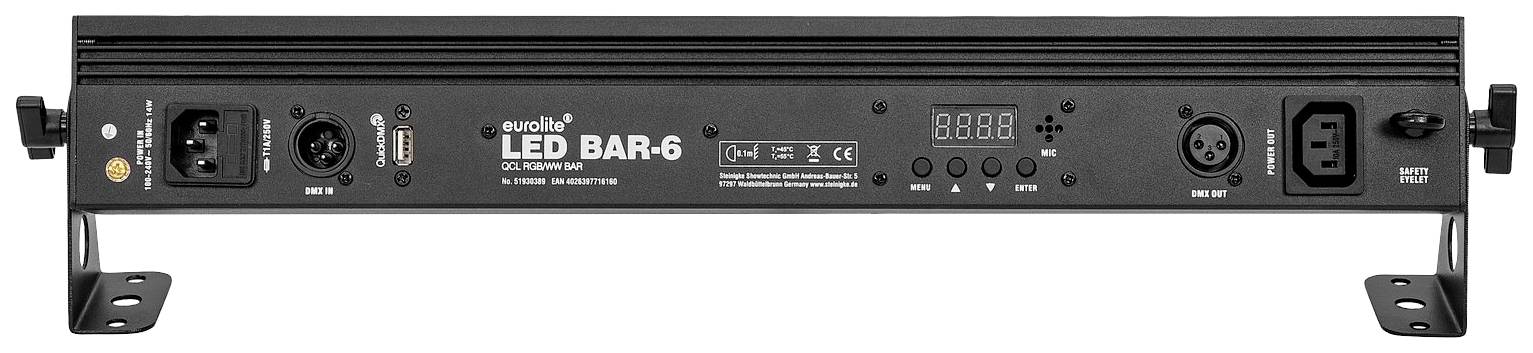 Eurolite BAR-6 QCL LED-Bar Anzahl LEDs (Details): 6