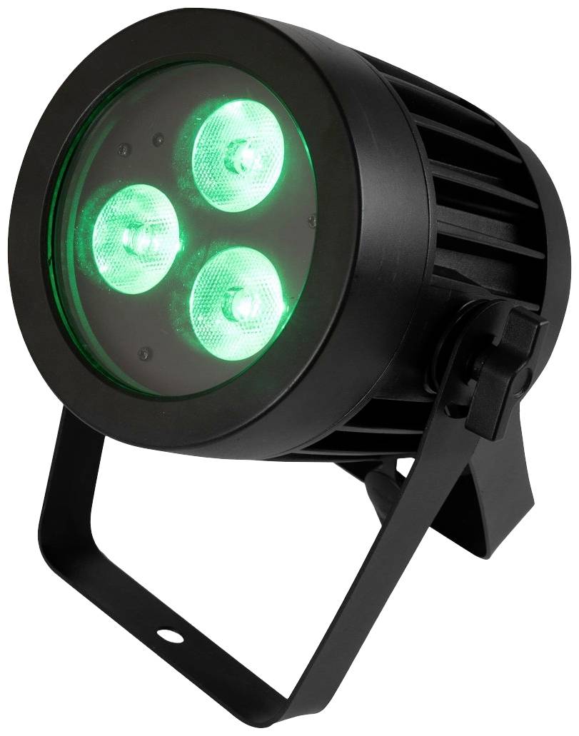 Eurolite LED IP PAR 3x8W QCL Spot DMX LED-Effektstrahler Anzahl LEDs (Details): 3 8W Schwarz