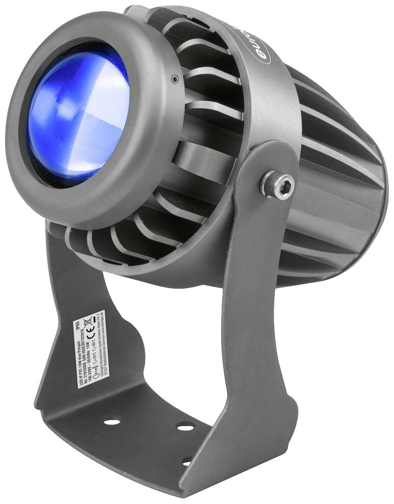 Eurolite LED IP PST-10W blau LED-Pinspot Anzahl LEDs (Details): 1 10W Schwarz