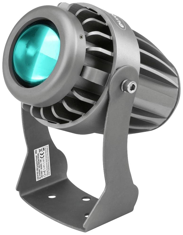 Eurolite LED IP PST-10W türkis LED-Pinspot Anzahl LEDs (Details): 1 10W Schwarz