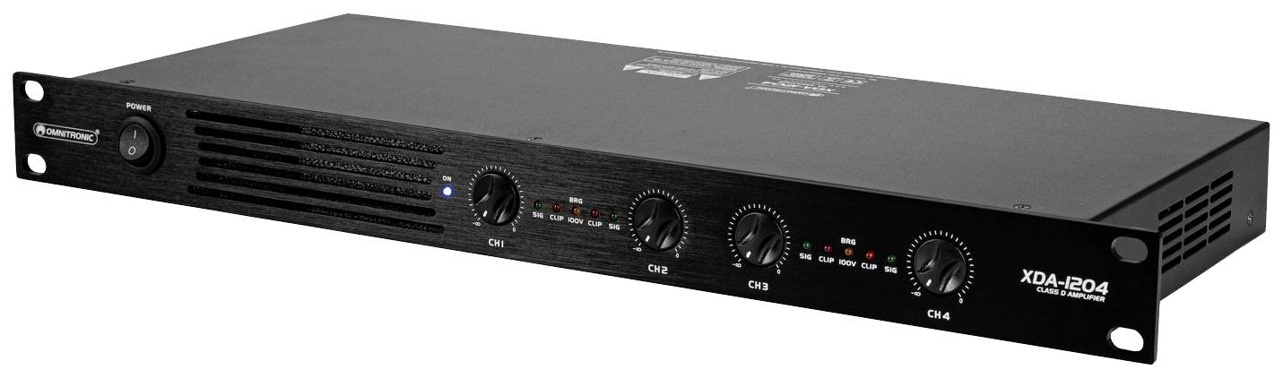 Omnitronic XDA-1204 PA Verstärker