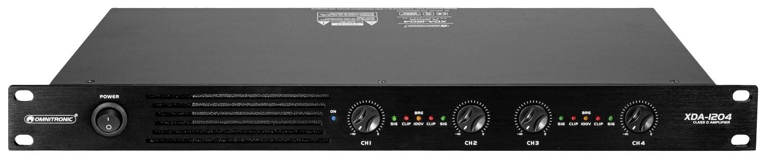 Omnitronic XDA-1204 PA Verstärker