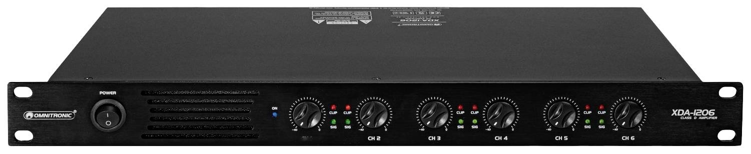 Omnitronic XDA-1206 PA Verstärker