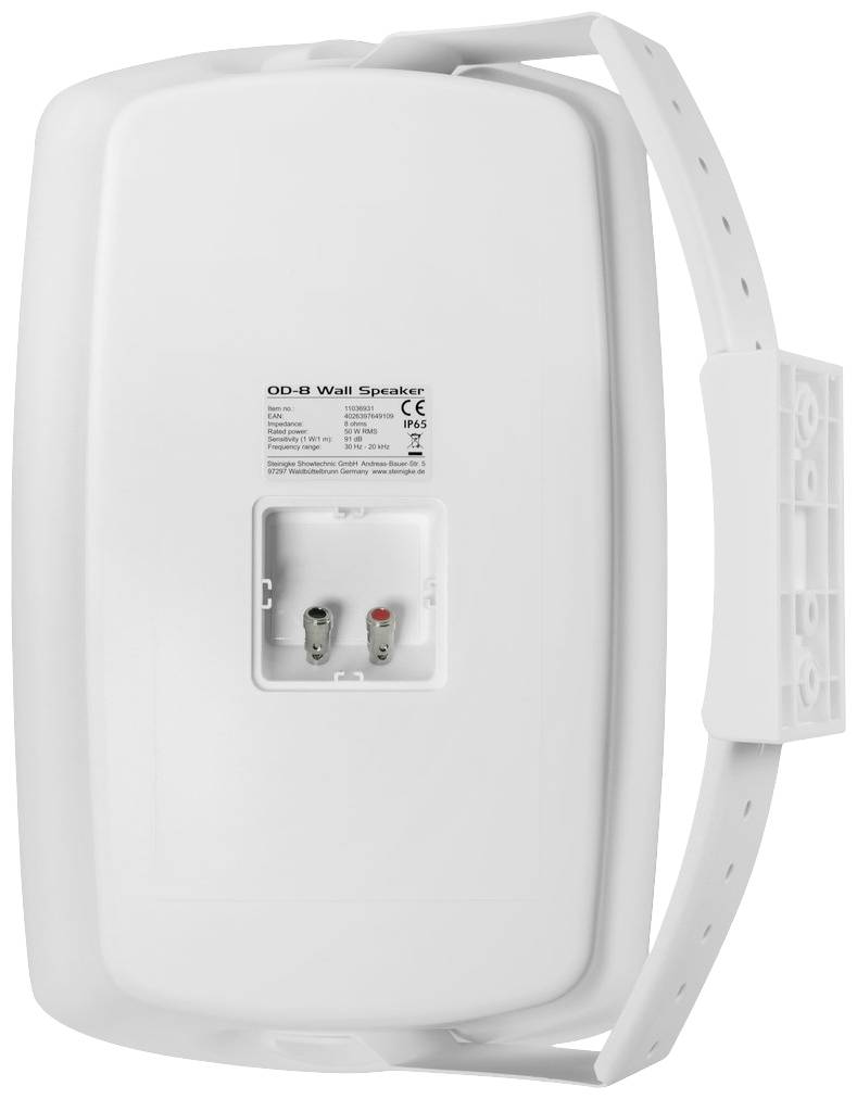 Omnitronic On-Wall-Lautsprecher Weiß 120W 2St.