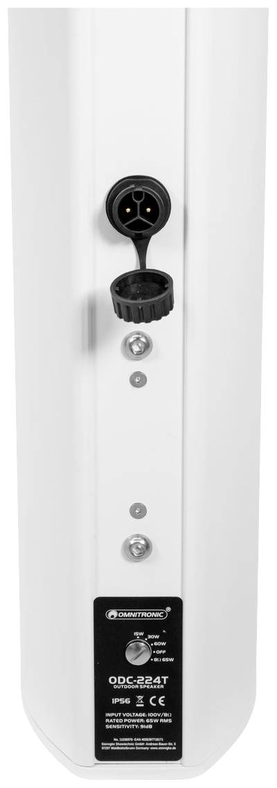 Omnitronic ODC-224T 2-Wege Aufbau-Lautsprecher 4 Zoll 60W 1St.