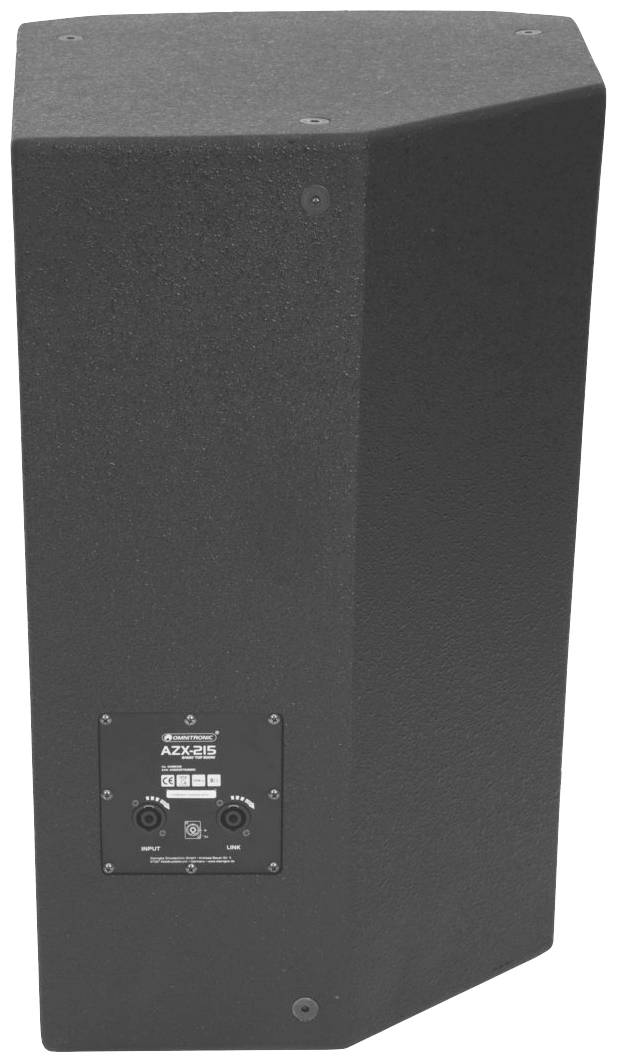 Omnitronic AZX-215 Passiver PA Lautsprecher 38cm 15 Zoll 1St.