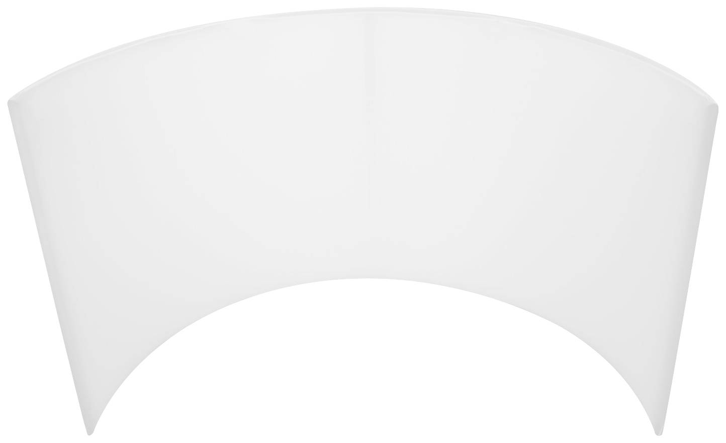 Omnitronic Mobile DJ Screen Curved Faltbarer Sichtschutz Metall, Stoff