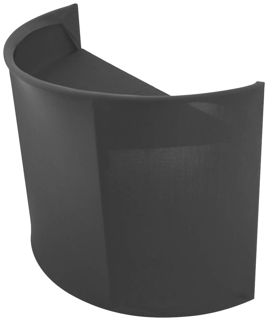 Omnitronic Curved Mobile Event Stan Mobiler DJ-Tisch Stahl