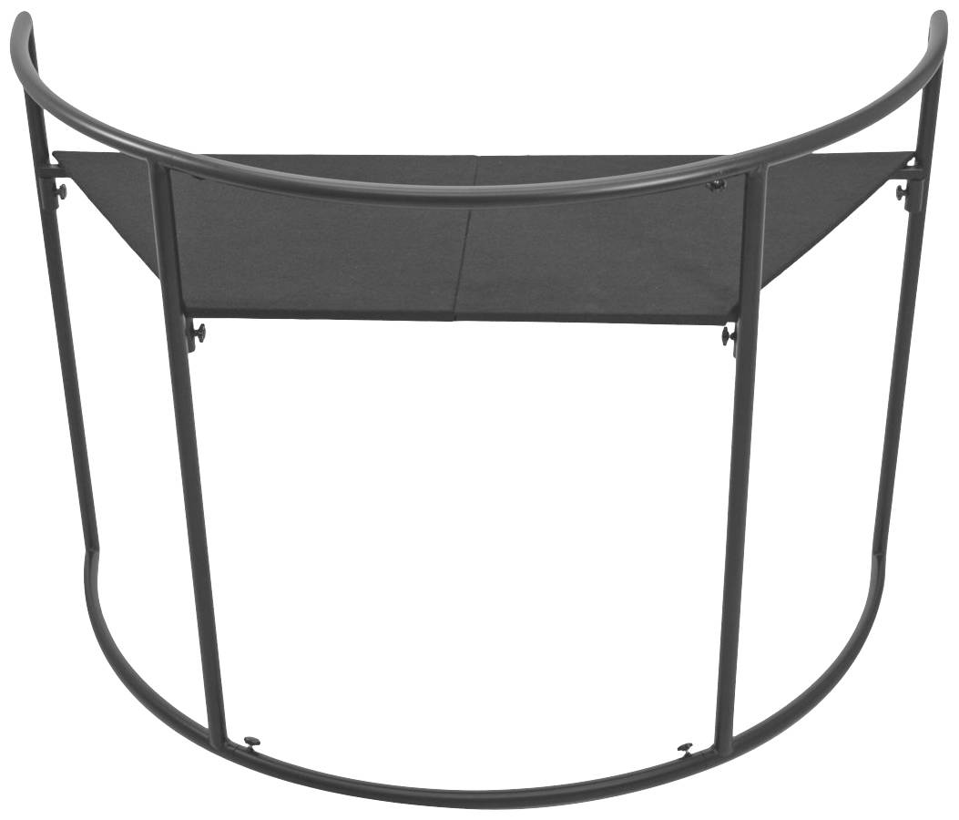 Omnitronic Curved Mobile Event Stan Mobiler DJ-Tisch Stahl