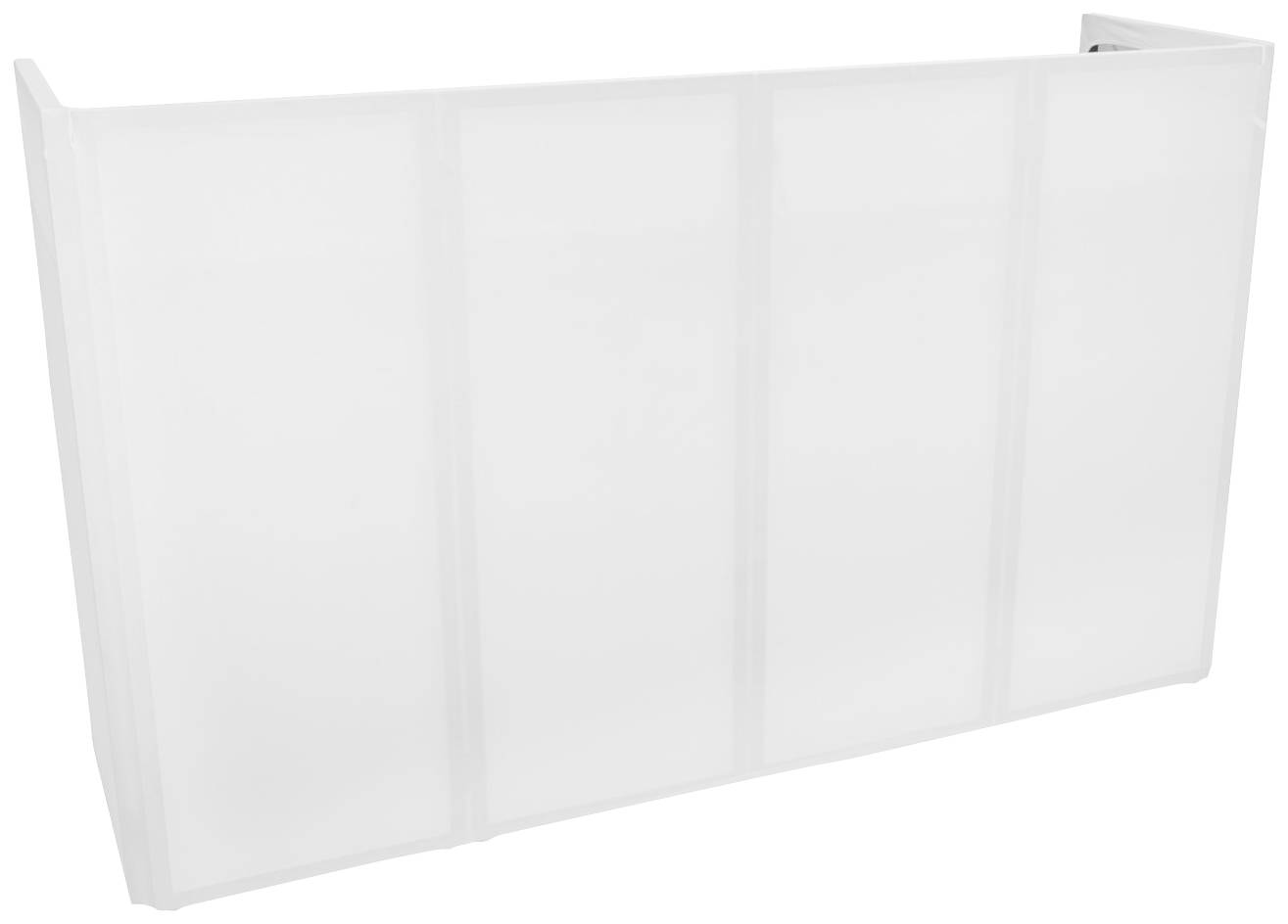 Omnitronic Large Mobile DJ Stand Mobiler DJ-Tisch Aluminium, Textil