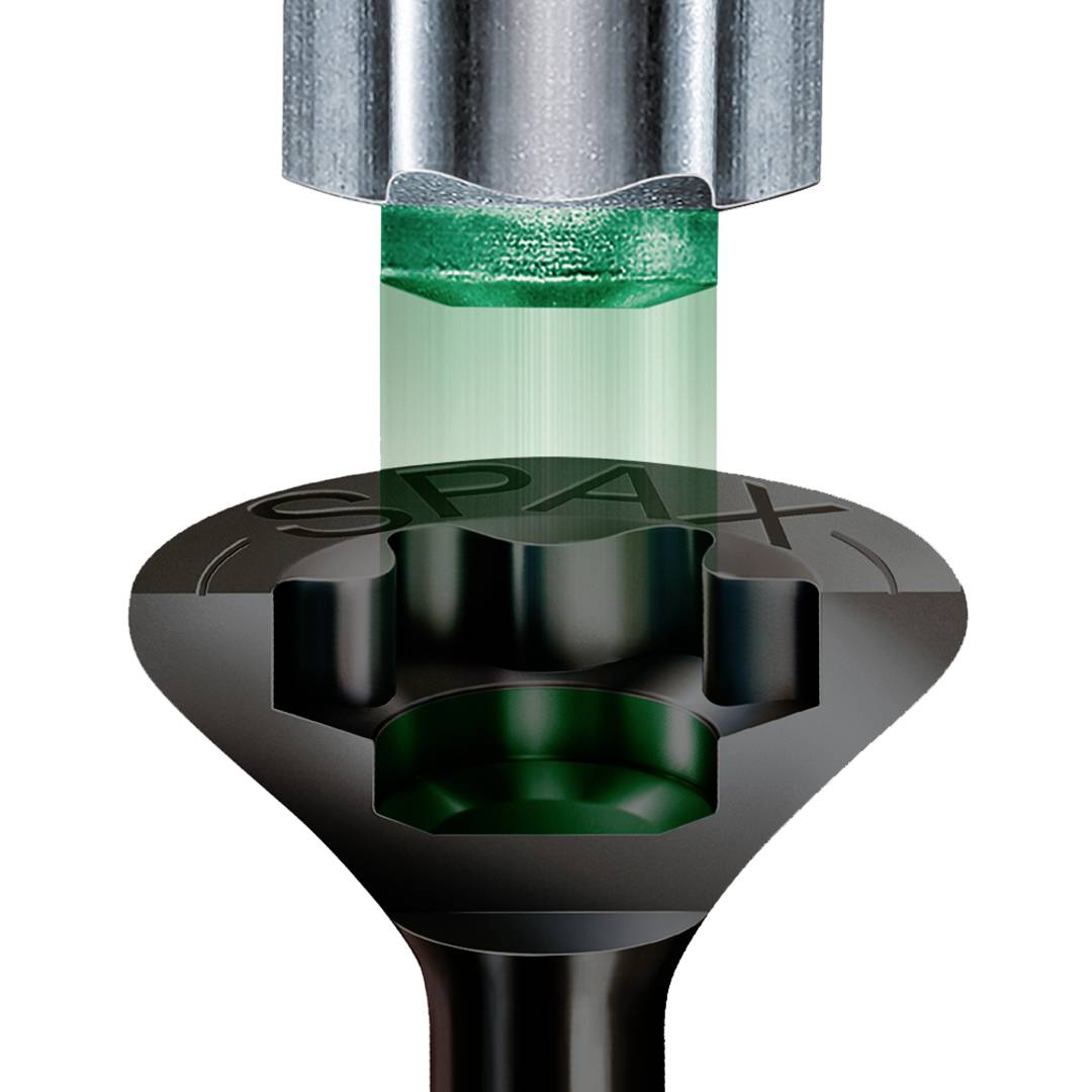 SPAX 1191040350503 Holzschraube 3.5mm 50mm T-STAR plus Stahl schwarz BLAX 200St.