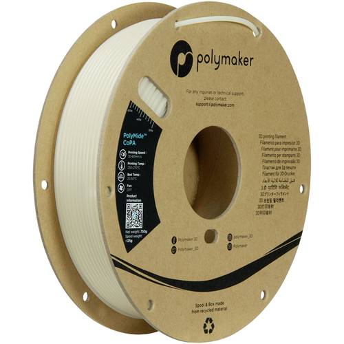 Polymaker PG05004 CoPA Filament PA-Nylon hitzebeständig, hohe Zugfestigkeit 2.85 mm 750 g Klar Poly