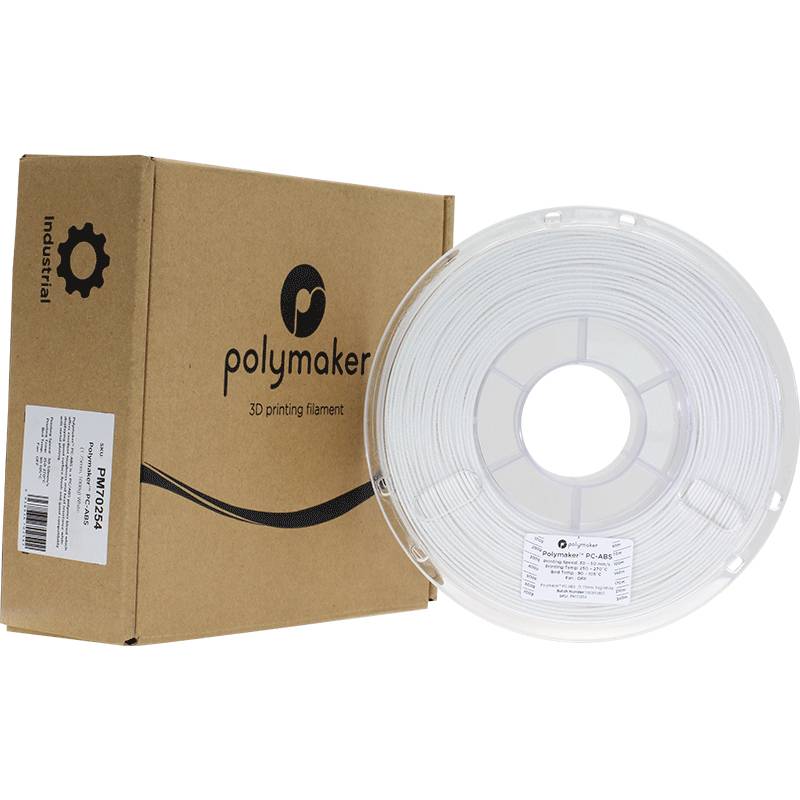 Polymaker PC04002 PC04002 Filament PC-ABS hitzebeständig, schlagfest 1.75mm 1000g Weiß 1St.