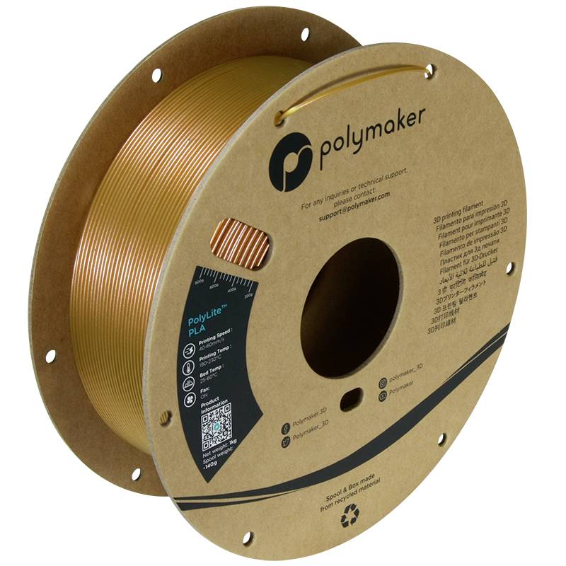 Polymaker PA02082 Starlight Filament PLA Mehrfarbig, Farbwechsel 1.75mm 1000g Starlight Jupiter PolyLite™ PLA 1St.
