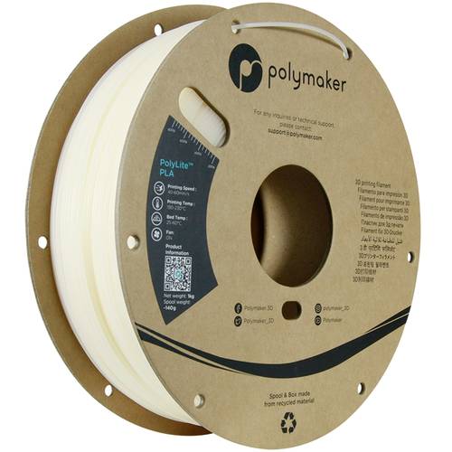 Polymaker PA02072 UV Color Changing Filament PLA Farbwechsel 1.75 mm 1000 g Natur-Orange-UV PolyLit