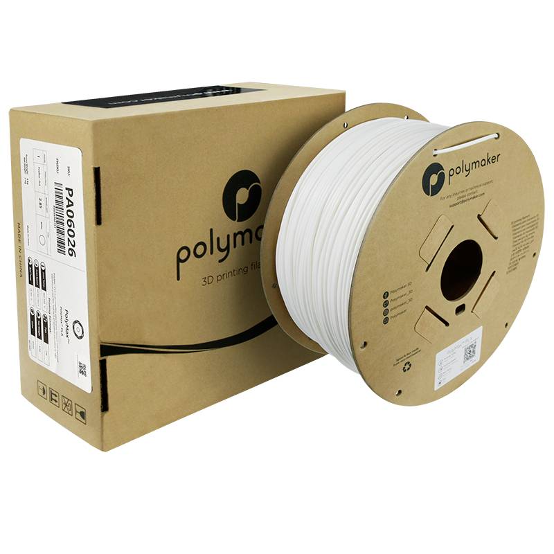 Polymaker PA06026 Filament Tough PLA schlagfest 2.85mm 3000g Weiß PolyMax™ 1St.
