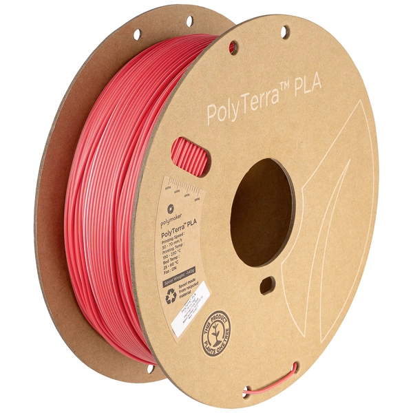 Polymaker PA04017 Dual Filament PLA geringerer Kunststoffgehalt, Matt 1.75mm 1000g Flamingo, Pink, Rot PolyTerra™ 1St. Polymaker PA04017 Dual Filament PLA geringerer Kunststoffgehalt, Matt 1.75mm 1000g Flamingo, Pink, Rot PolyTerra™ 1St.